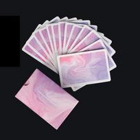 54 New Pieces/Set 57X87Mm White Core Paper Poker Creative Gradient Deck Playing Cards Magic Tool Party Table Game white