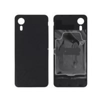 Spare part - SAMSUNG - Galaxy Xcover 7 (G556B) - Rear battery cover - Black glass - Original juoda