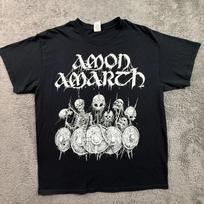 Amon Amarth Vikings Metal Band Mens L Black Raise Shield Wall Unisex T-Shirt XXXL