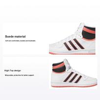Adidas Top Ten RB J Balti Turbo Vaikų sportbačiai Debesies baltumo Pagrindinės juodos spalvos HR1415 37⅓