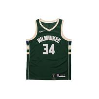 Nike NBA Milwaukee Bucks Giannis Antetokounmpo #34 Gerbėjų Edition Krepšinio marškinėliai Vyriški marškinėliai Eglės žalia 864489-323 M white
