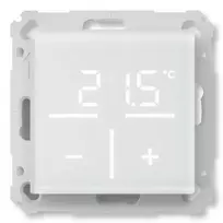 Sieninis termostatas Homematic IP 161333A0 su CO2 jutikliu, skaitmeninis RF, 230 V, 54,5×54,5×29 mm