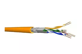 Tinklo kabelis Draka Comteq 60011605 Cat7 100 m oranžinis