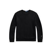 Polo Ralph Lauren Solid Color Crew Neck Casual Pullover Sweatshirt Men sweatshirt Black MNPOKNI16821791-001 XXL