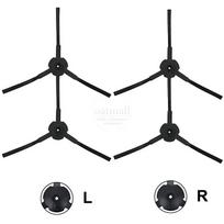 Šoniniai šepetėliai iLife V7 V7S A4 A6 A4S V3S V3S Pro V5 V50 V5S Pro X5 dulkių siurbliui, atsarginės dalys black