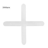 2500Pcs Ceramic Tiler Plasitc Tile Spacer Plumber Reusble Leveling System 1mm/1.5mm