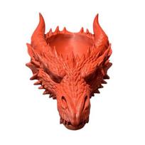 Dragon Head Key Tray 3D Printed Dragon Key Dish Fantasy Storage Tray Entrance Desktop Organizer for Keys Coins Jewelry