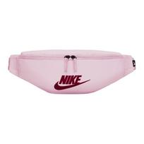 Nike Sportswear Heritage Logo Zip Closure Polyester Crossbody Chest Bag Unisex bags Berry-Pink BA5750-663 Berry Pink white