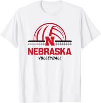 Nebraska Cornhuskers Volleyball Smash Officially Licensed T-Shirt M red