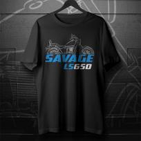 Suzuki LS650 Savage 1986-2004 - Motorcycle T shirt for Riders S