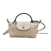 Longchamp Le Pliage Xtra Classic Leather Mini Tote Bag Women Handbags Beige 34205987555 Basic Set (Bag+Dust Bag)