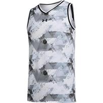 Under Armour Basketball Knit Sports Training Vest Men Tops White 21500108-100 L