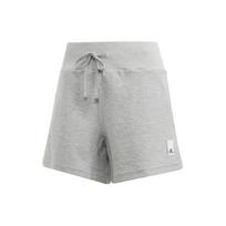 Adidas Lounge Terry Loop Solid Color Loose Waist Drawstring Shorts Women Shorts Gray HZ1604 XXL