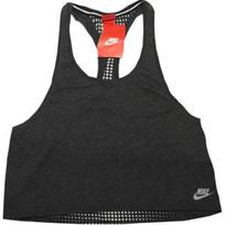 Nike Blazer Loose Breathable Versatile Vest Women tops Dark-Gray 644346-011 XL