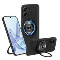 For POCO X7 X7 Pro Sheepskin Swivel Bracket Magnetic Soft Edge Anti Drop Anti Fingerprint Phone Case For PCO X7 juoda