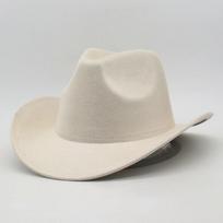 Suede High Quality Spring And Summer European And American Style Woolen Cowboy Hat Ethnic Wind Roll Along Top Hat Sun Hat Jazz Hat one size fits all 56-60cm
