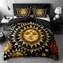 Shein Sun And Moon 3D Digital Printing Quilt Set Three-Piece Customization 135 * 200cm 50 * 80cm * 1 two-piece set