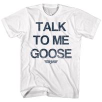 Top Gun Talk to me Goose Men's Slogan T Shirt Fighter Pilot Callsign Bradshaw Unisex T-Shirt XXL