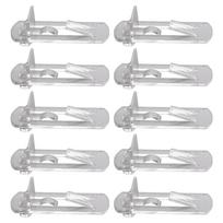 10Pcs Shelf Support Clips Locking Pins Sturdy Bracket for Cabinet Shelves Furniture Use Shelf Pegs Bracket for Shelves other