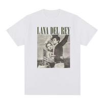 Nauji Lana Del Rey Ldr Laivininkystės Rudo Atspalvio T-shirt Medvilninis Marškinėlis Senovinis Marškinėlis Vasaros Unisex T-shirt Harajuku Moteriškas Marškinėlis Y2k Viršus S gray