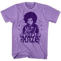 Jimi Hendrix Purple Haze Mens T Shirt Guitar Rock Star Iconic Concert Tour Merch L