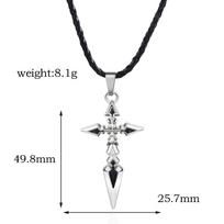 Anime Fate/stay night Tohsaka Rin Ruby Heart Necklace Pendant Chain Cosplay Props Men Women Backpack Jewelry Accessories Gift