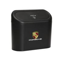 Multifunction Car Trash Can Convenient Tidy Trash Can For Porsche Cayenne Panamera Macan 911 718 Taycan Boxster Cayman 918 Pajun