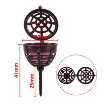 20Pcs Fertilizer Cover Basket Garden Bonsai Planting Tool Yard Automatic Releasing Fertilizer Nursery Box With Cover 3 Sizes