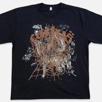 Nauji Drabužiai Travis Scott Cactus Jack x Sp5der Airbrush T-shirt Spausdintas T-shirt Dovana Unisex T-shirt XXL