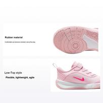 Nike Omni Multi-Court PS Pink Foam Kids Sneakers Hyper-Pink Medium-Soft-Pink White DM9026-600 28