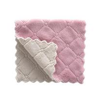 10pcs Daily Cleaning Rags, Kitchen And Household Absorbent Dishwashing Cloths Thickened Dishwashing Towels That Do Not Shed Hair And Are Easy To Clean 10pcs