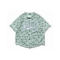 Li-Ning Badfive Sichuan Series Mens Short Sleeve Mandarin Collar Shirt Men Tops Aquarium-Green AFDP821-1 XXL