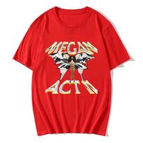 Megan Thee T-shirts Stallion MEGAN Act Ll Deluxe LP New Design Tshirts Chic Women Cotton Tees Summer New Y2K Tops Casual Clothes S
