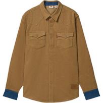 Levis Vintage Comfortable Color Block Simple Button Long Sleeve Shirt Men shirts 004YY-0000 M