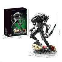 882PCS Alien Monster Building Blocks Classic Movie Robot Assemble Model Bricks Desktop Display Educational Toys Gifts For Kids black