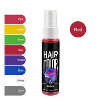 30ml Temporary Hair Color Spray Timesave DIY Hair Color Spray, Hair Color Spray, For Men Women One Size raudona