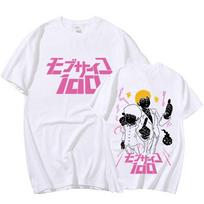 Japoniško Anime Mob Psycho Marškinėliai Shigeo Kageyama Reigen Arataka Grafiniai Marškinėliai Vyrams Moterims Madingi Atsitiktiniai Marškinėliai Streetwear 4XL