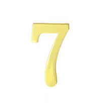 1PCS Metal Door Number with Backing Adhesive 10*6cm House Number Apartment Door Number for Outdoor Hotel Home Mail Box Label 0-9 with Adhesive&10cm&6cm