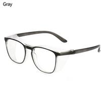 Dust-proof UV400 Protection Eye Protection Glasses Anti Pollen Goggles Safety Glasses Anti-fog Blue Light Blocking Glasses pilka spalva
