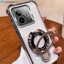 Dėl Realme GT 7/GT 7T/GT7 PRO dėklo Paprastas skaidrus silikoninis laikiklis TPU dangtelis Dėl Realme Neo7 Turbo Atsparus smūgiams buferis Fudna Realme GT 7 Pro black
