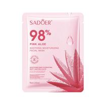 SADOER Pink Aloe Soothing Moisturizing Mask: Hydrating and moisturizing mask 1