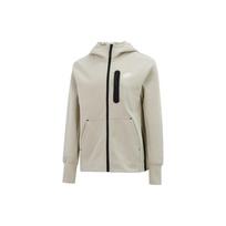 Nike Zip-Up Running Sports Warm Hoodie Jacket Women Tops Khaki DD5625-206 L