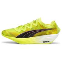 Puma Fast-FWD Nitro Elite Lime Powder Black Men Sneakers Green Poison-Pink 380086-01 39