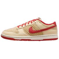 Nike Dunk Low Strawberry Waffle Vyriški sportbačiai Rudo atspalvio Šviesiai vanilės spalvos Universitetinis raudonas HJ9100-294 45 beige