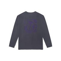 Vans Vintage American College Loose Fit Crew Neck T-Shirt With Back Logo Print Unisex T-Shirts VN00092P1O7 XL blue