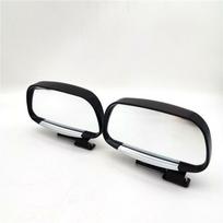 Universal Pair Car Off-Road Blind Spot Side Rear View Wide Angle Mirrors Black