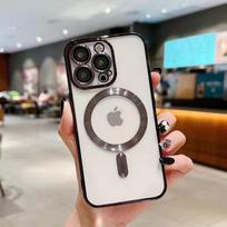 For Samsung S25 Ultra For Magsafe Fashion Plating Clear Shockproof Case For Samsung Galaxy S25 Plus S25 Edge Soft Bumper Cover Galaxy S25 Edge juoda