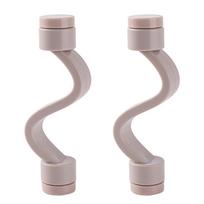 Washing Machine Door Stopper 2PCS Optional Color Magnetic Easy Installation Suitable for Frequent Use Laundry Dry Fast pilka