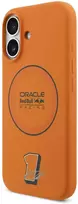 Red Bull Raudona Bull Raudona Bull Silicone Mėlyna Ring MagSafe dėklas skirtas Apple iPhone 17 oranžinės spalvos