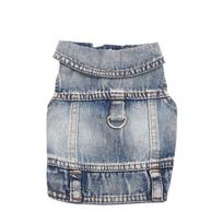 Pets Dogs Jeans Coat Jacket Towable Denim Vest Cat Puppy Spring/Autumn Clothes Apparel blue-L2